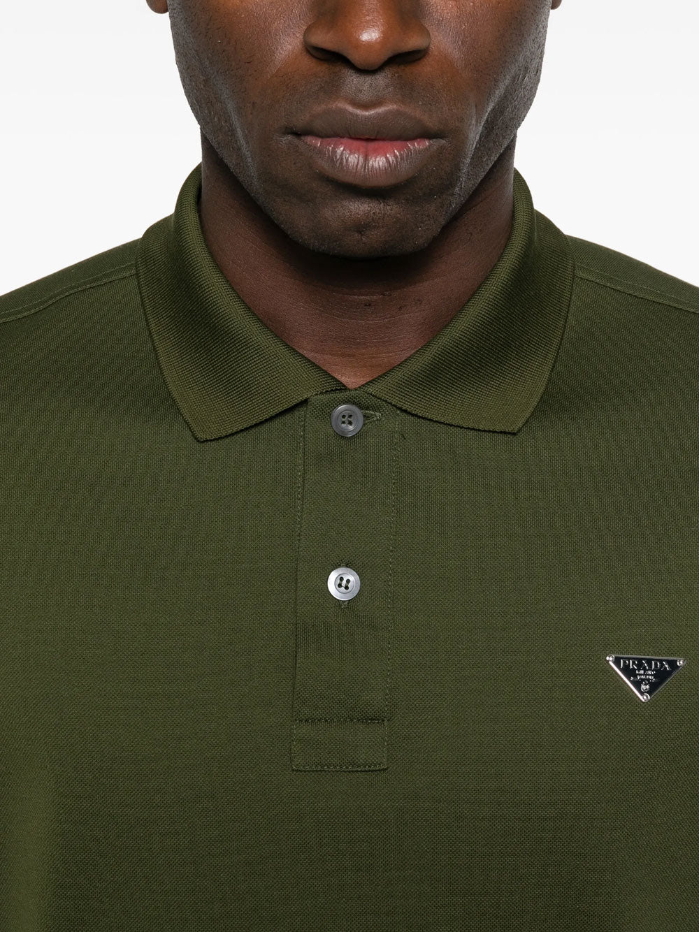 トップス PRADA Rubber Logo s/s Polo Shirt Prada-polo-shirt-