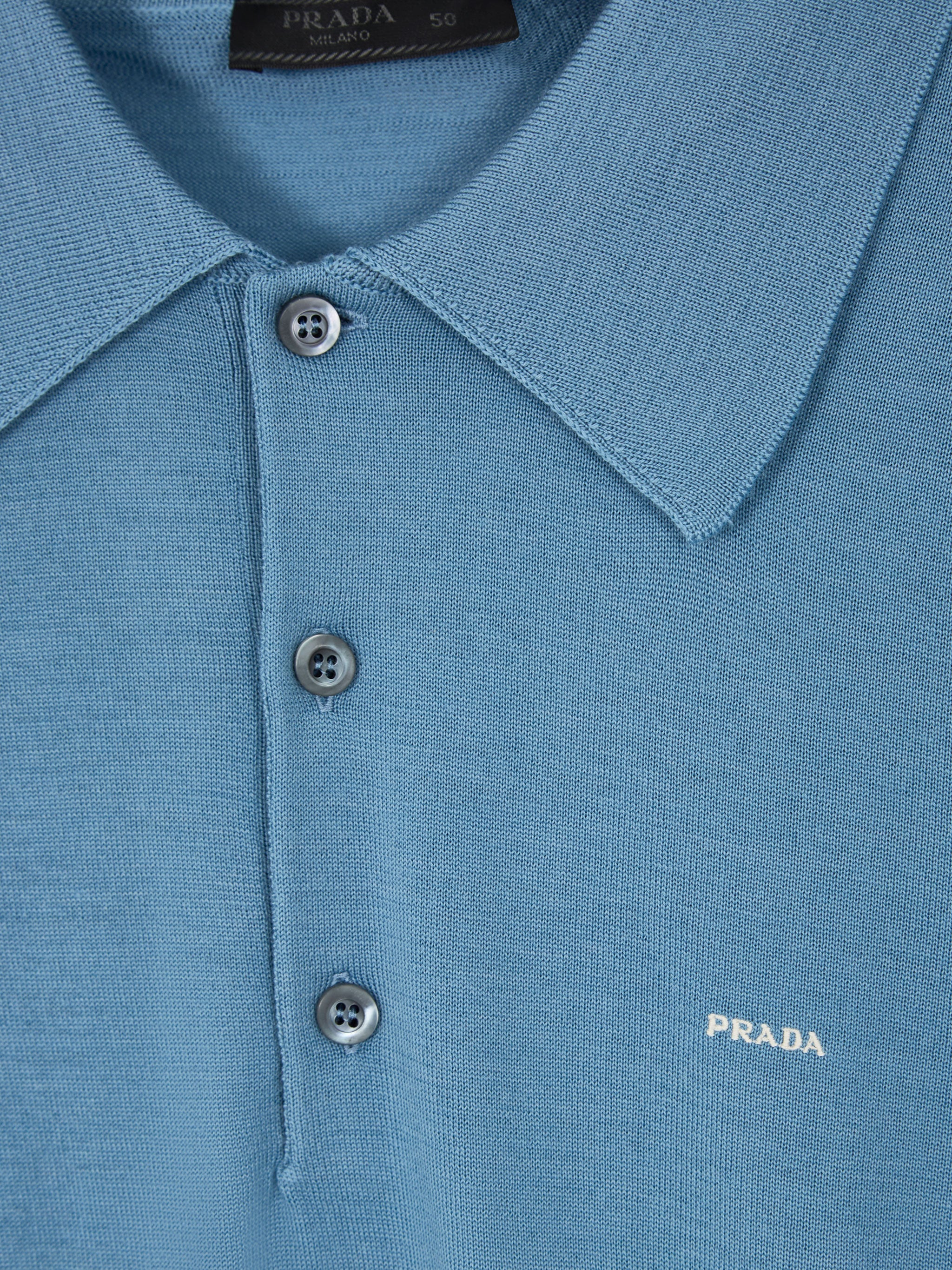 トップス PRADA Rubber Logo s/s Polo Shirt Prada Polo FW18 Colorblock Pattern Polo Rubber Logo | eBay