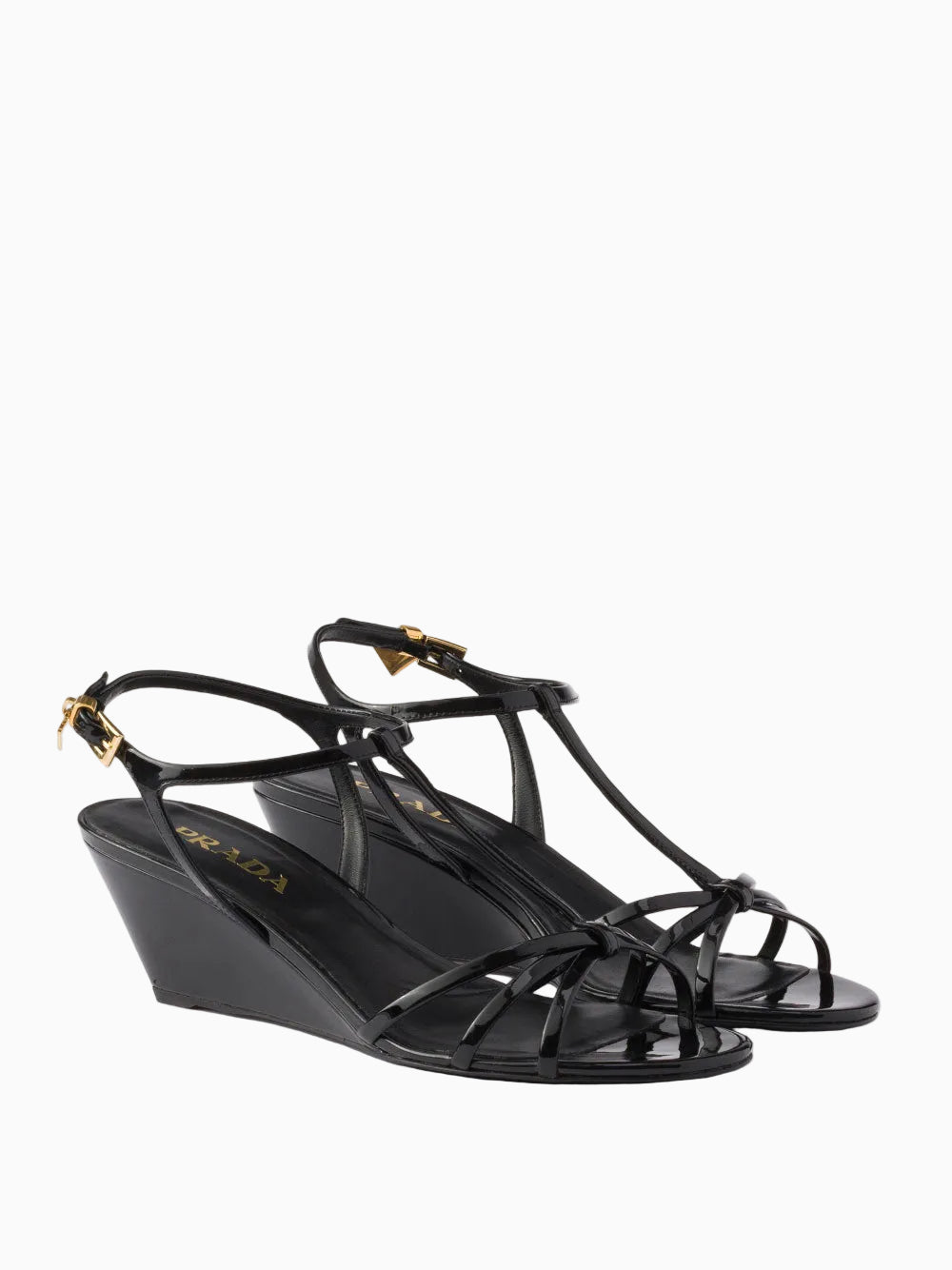 Patent leather sandals | Prada | OTTODISANPIETRO