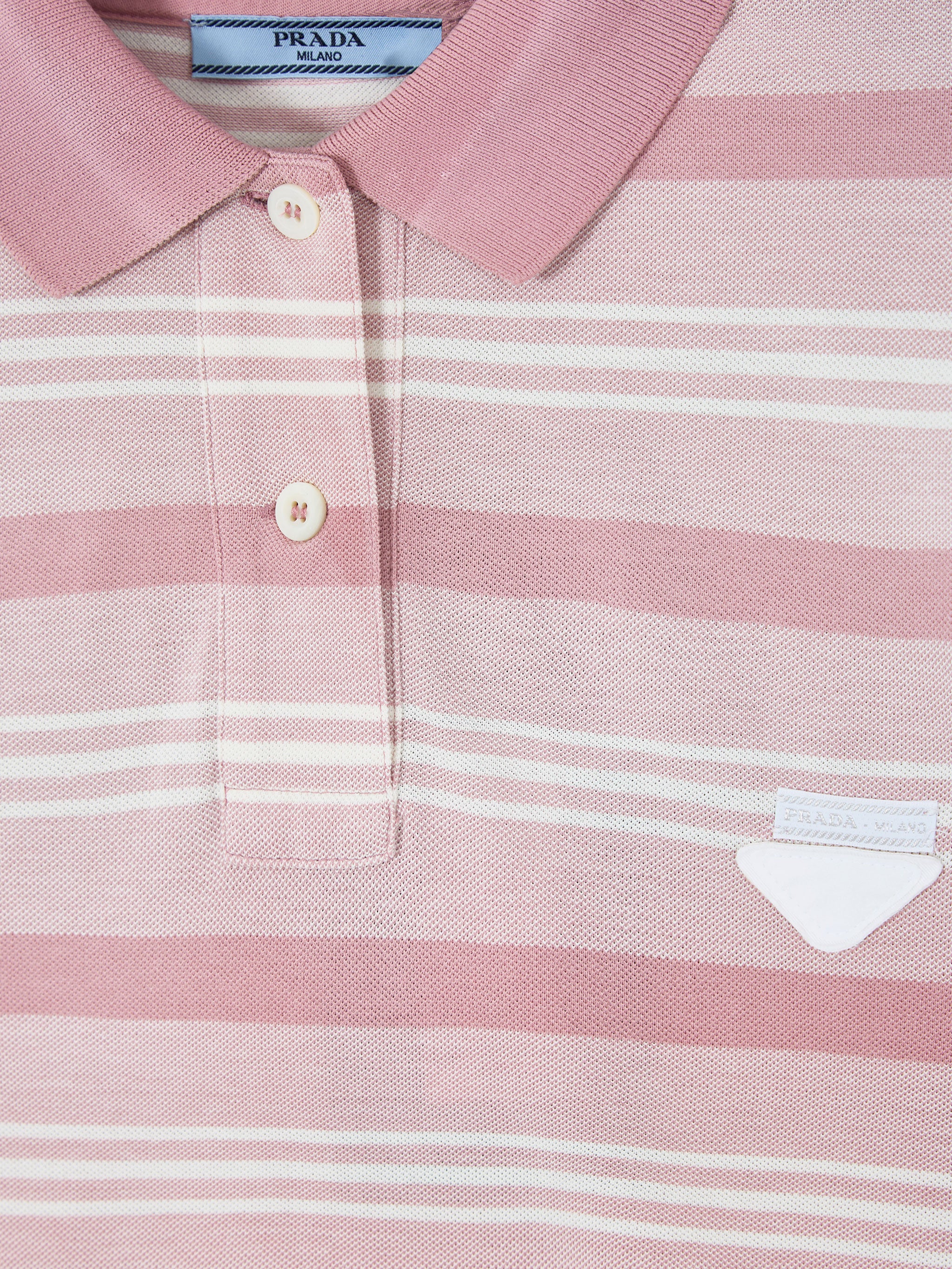 Striped polo shirt