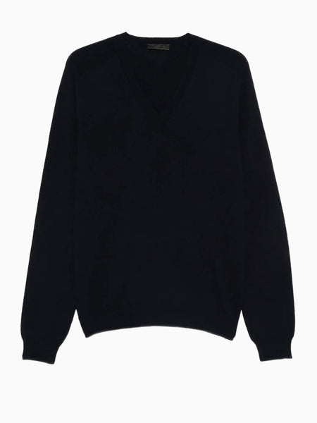 PRADA 19FW Look 7 モヘアニット Vネック size 50 Prada-sweater-OTTODISANPIETRO-