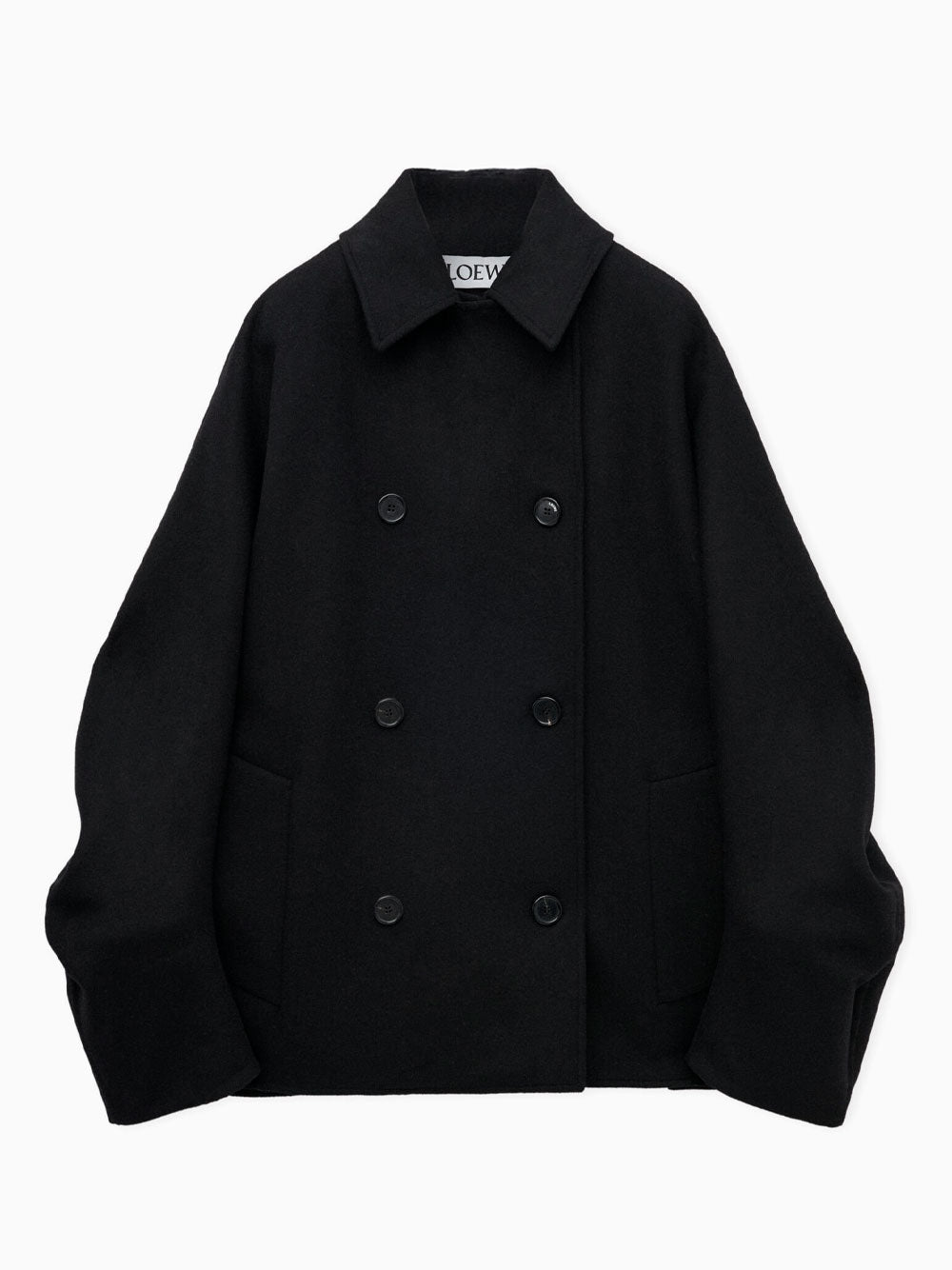 Wool and cashmere peacoat