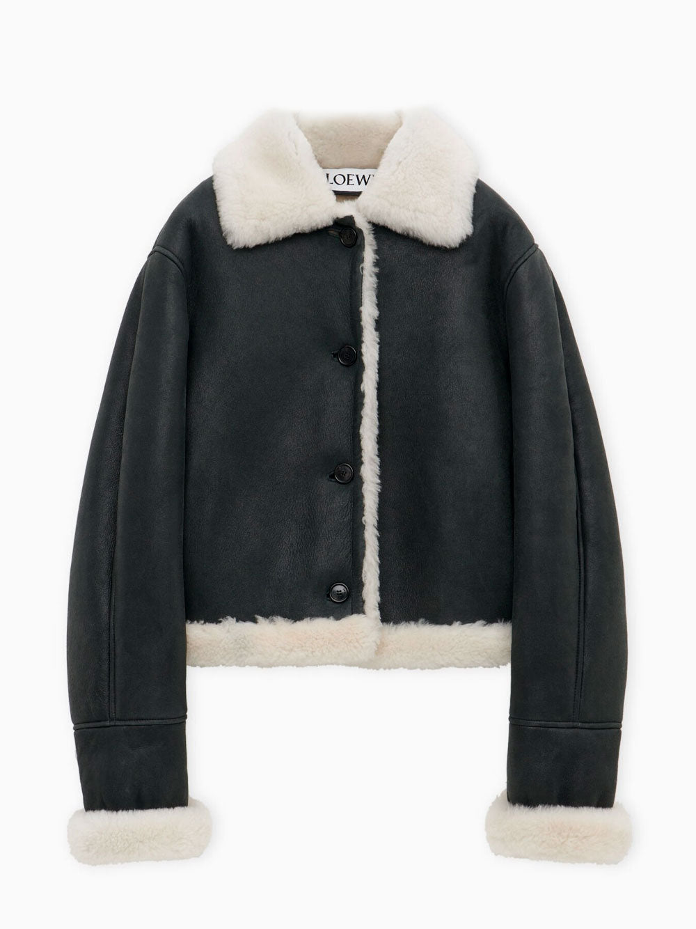 Jacket in shearling