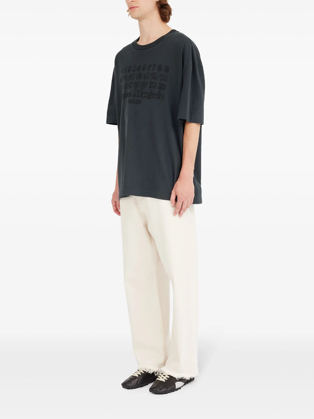 MAISON MARGIELA Men T Shirts S50GC0705 WHITE Numbers-motif T MAISON MARGIELA Men T Shirts S50GC0705 WHITE Numbers-motif T