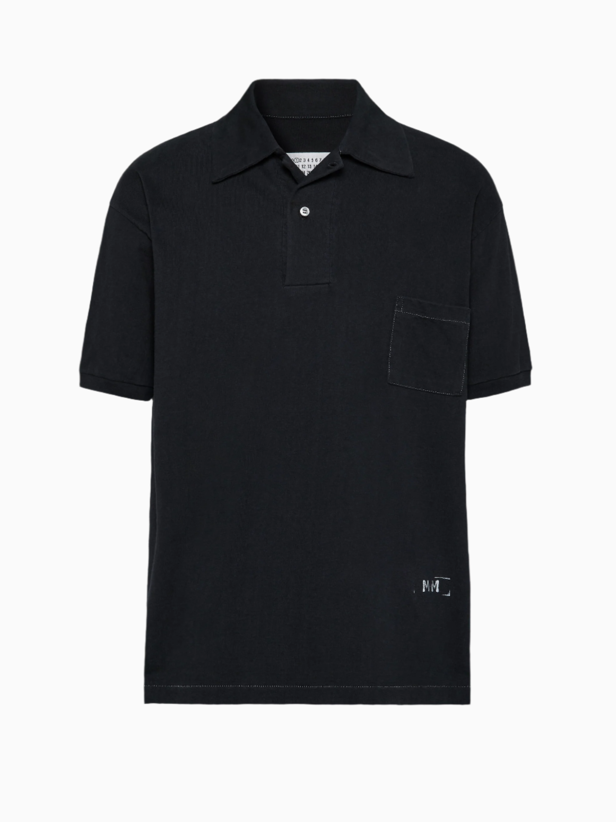 Logo-print polo shirt | Maison Margiela | OTTODISANPIETRO Logo-print polo shirt | Maison Margiela | OTTODISANPIETRO