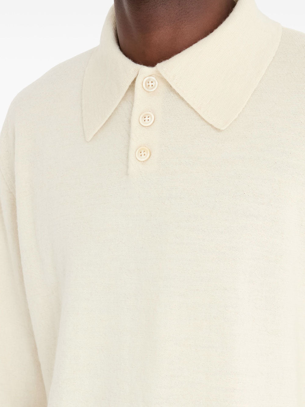 Elbow-patch polo shirt