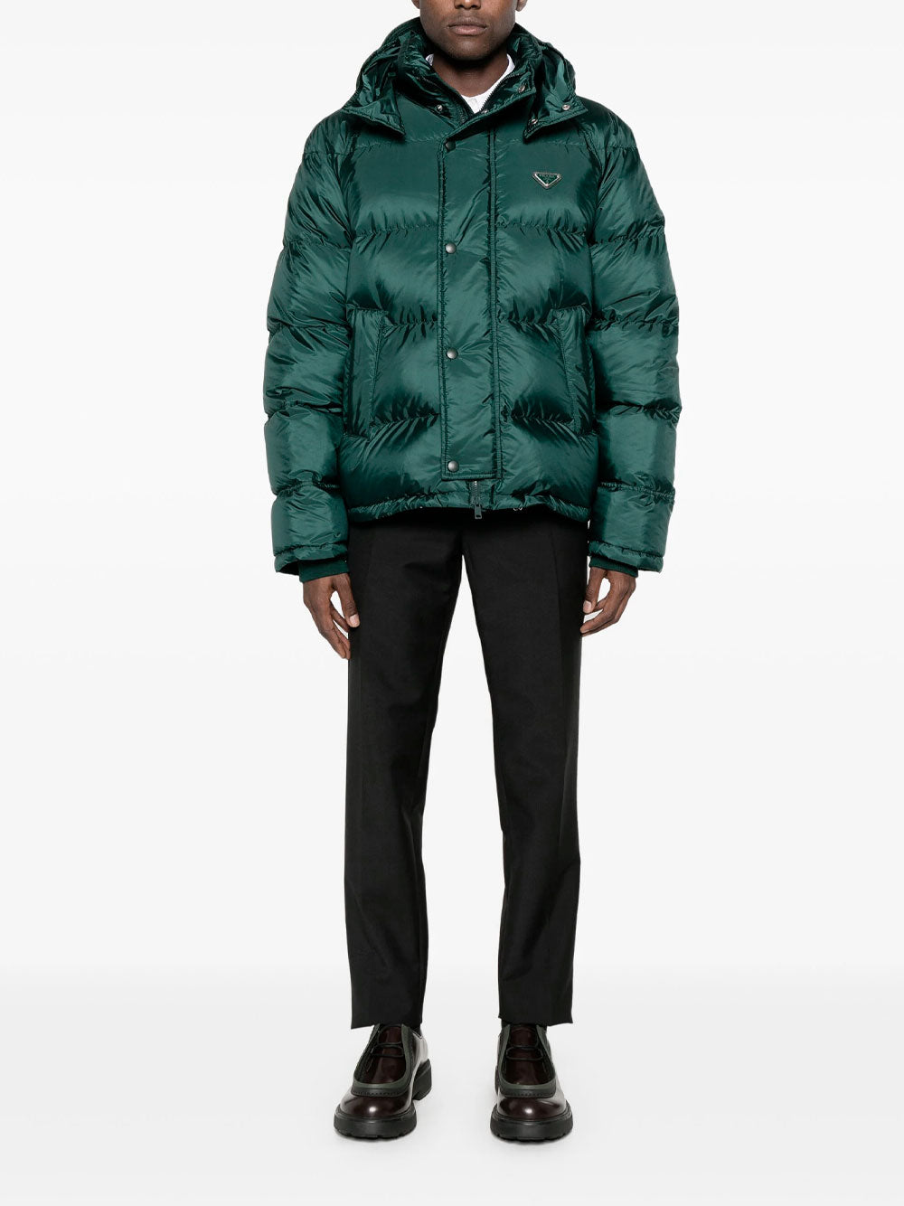 Winter jacket with triangle logo top