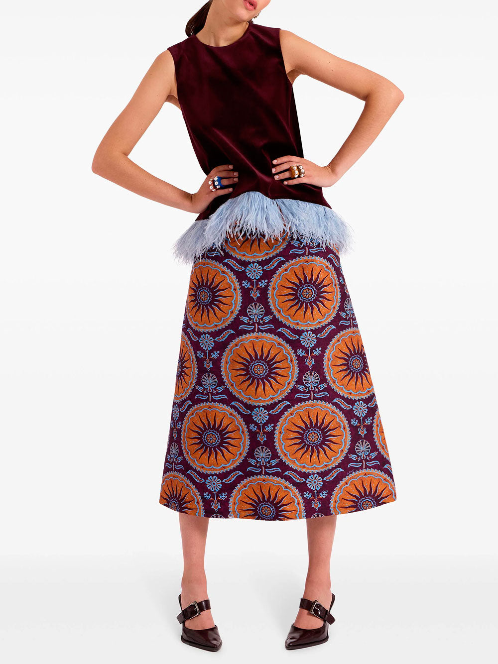 Printed skirt