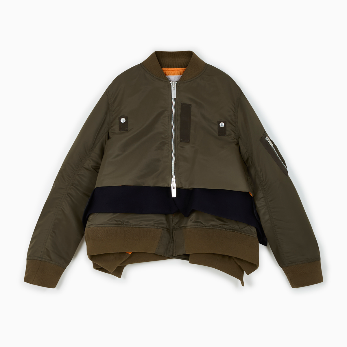 Layered bomber jacket | Sacai | OTTODISANPIETRO