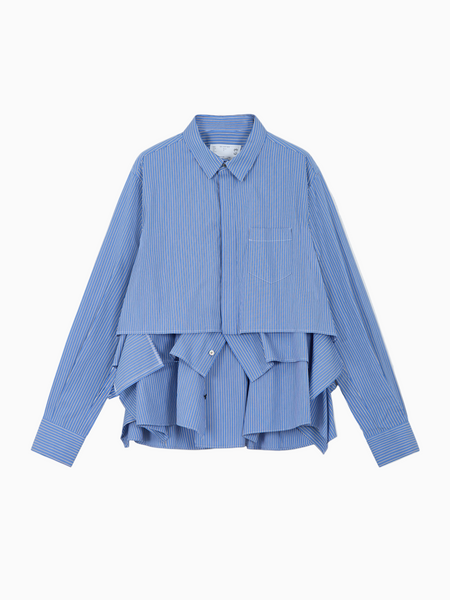 sacai 21aw Cotton Poplin Shirt ドッキング シャツ Poplin shirt | Sacai | OTTODISANPIETRO