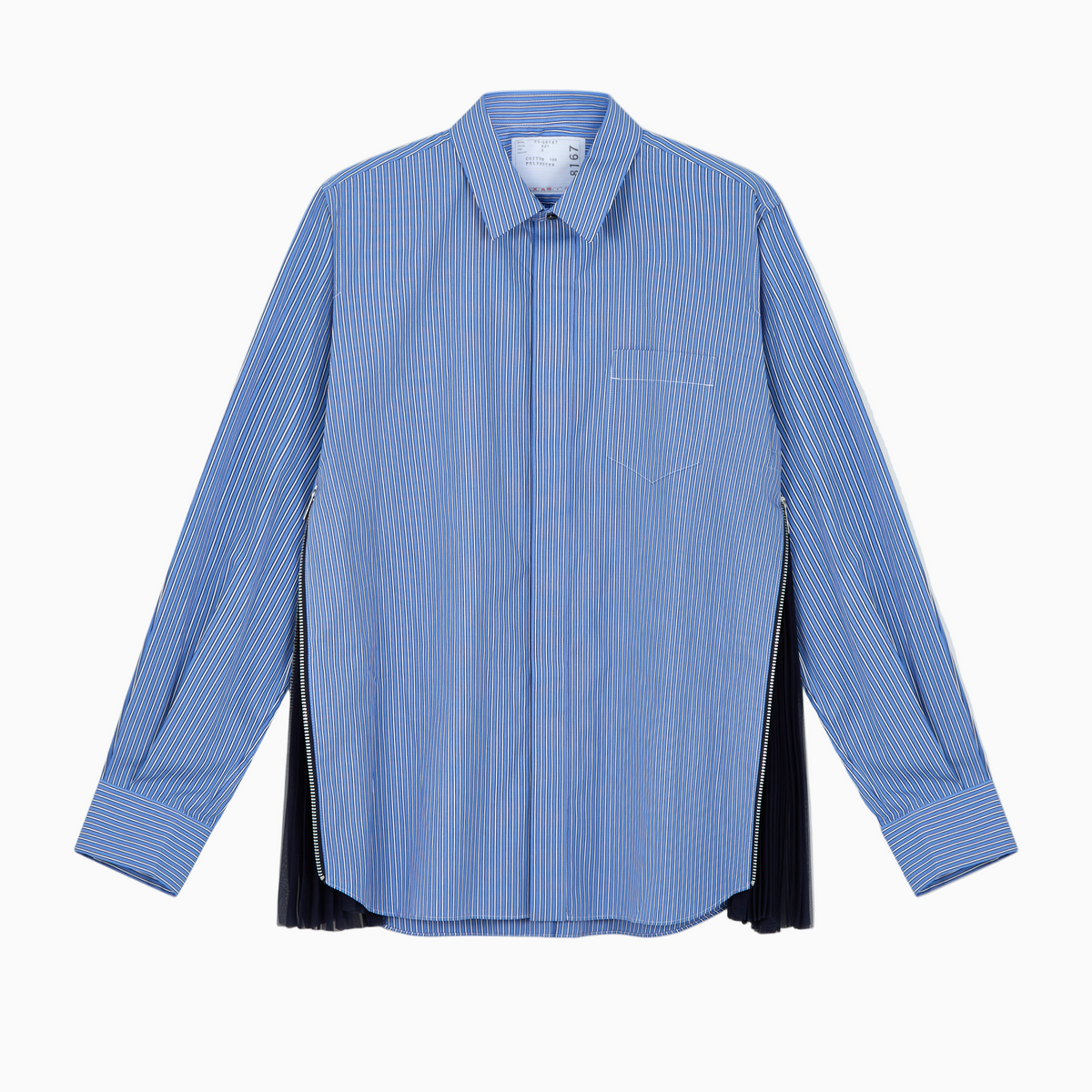 入手困難★sacai★新品Pleated Poplin Shirtシャツブラウス Poplin pleated shirt | Sacai | OTTODISANPIETRO