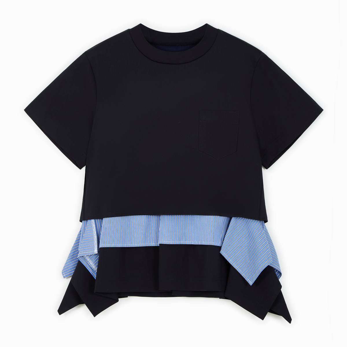 トップス sacai Overlay shirt Sacai-t-shirt-25-08178-239-1.