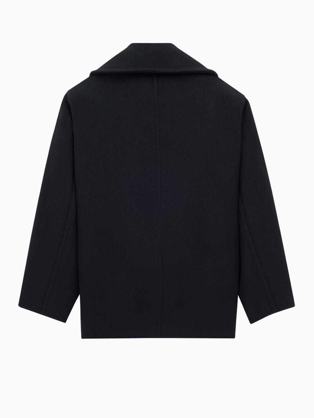 Double-breasted peacoat