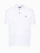 Compass-patch polo shirt