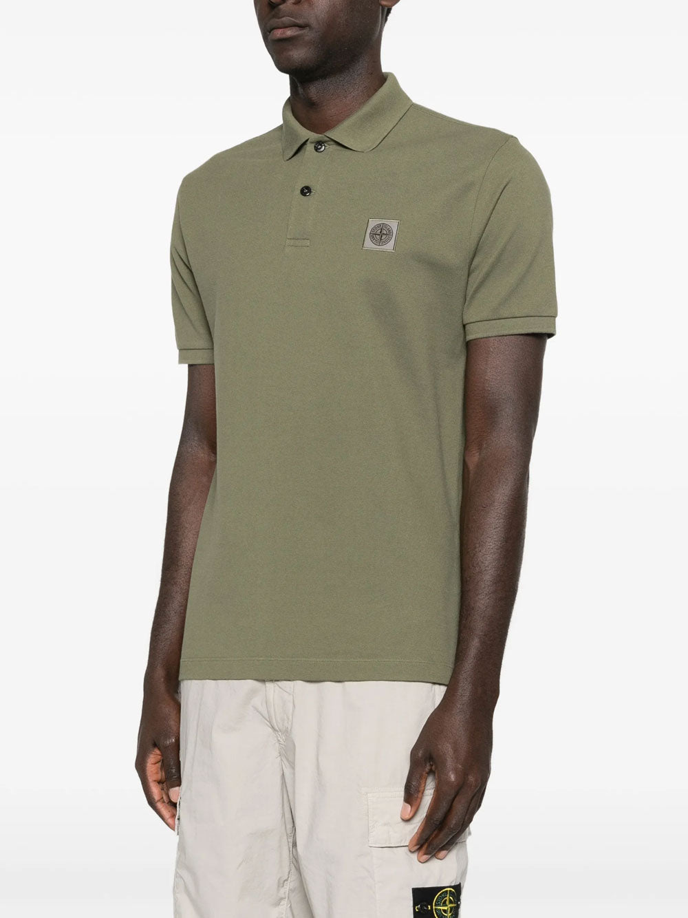 Compass patch polo shirt | Stone Island | OTTODISANPIETRO