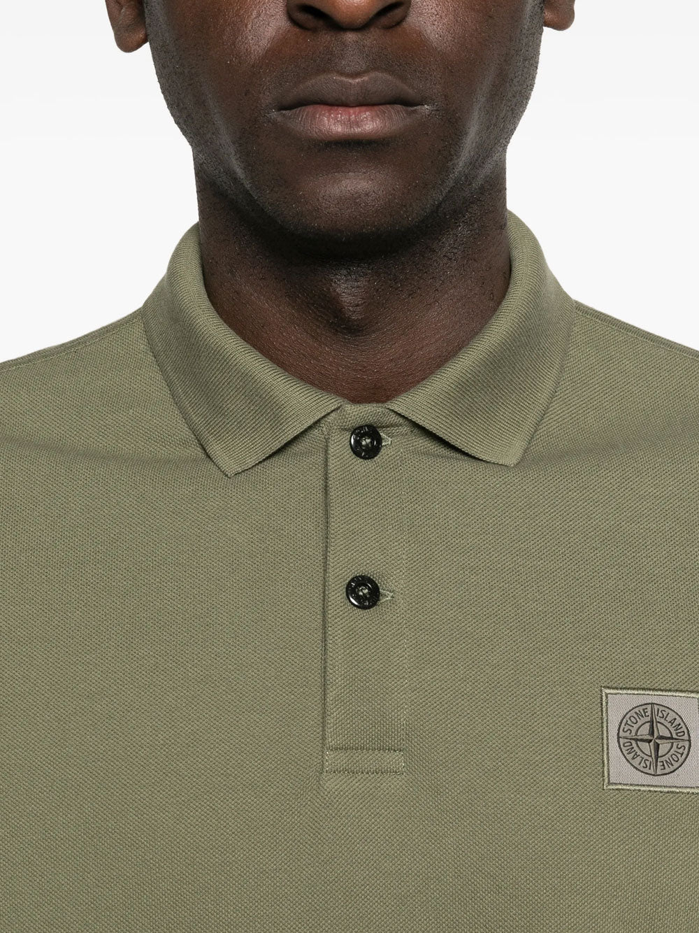 Compass patch polo shirt | Stone Island | OTTODISANPIETRO