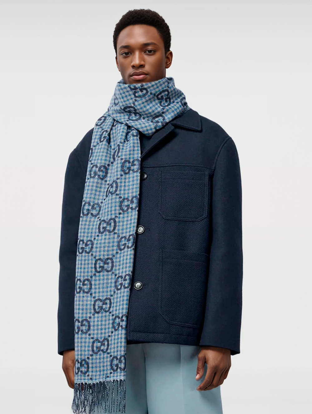 GG-jacquard scarf