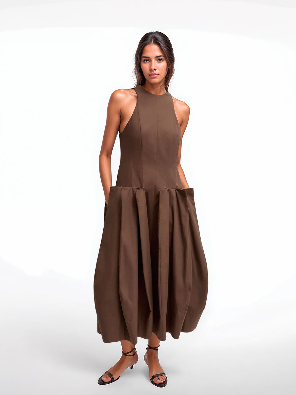 Compact cotton dress