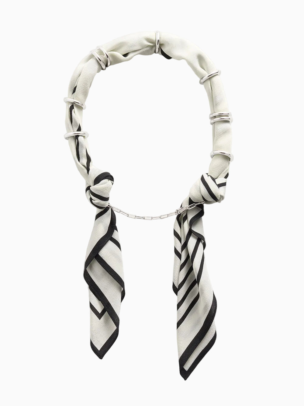 Collar de seda fina