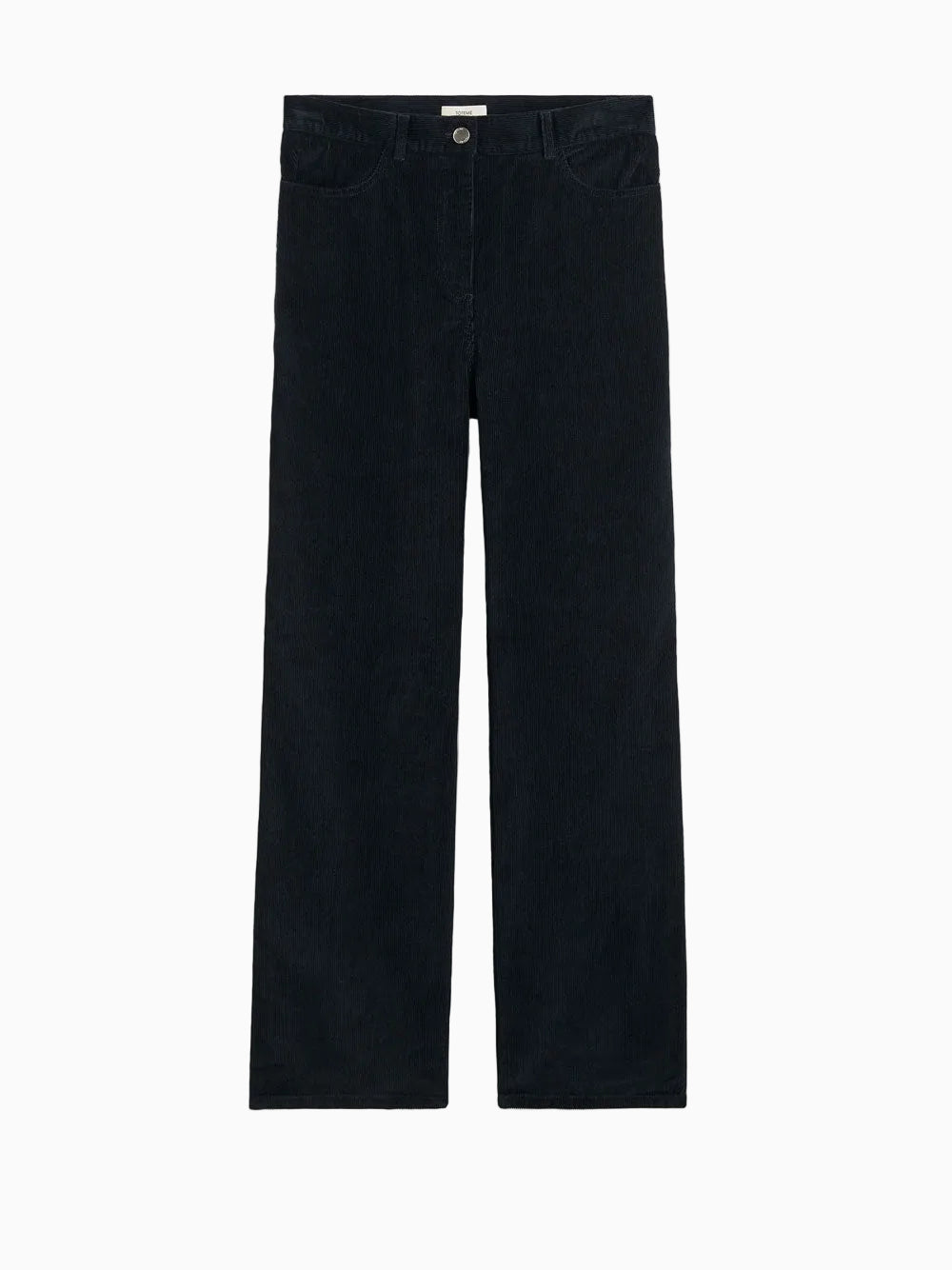 Straight cord trousers