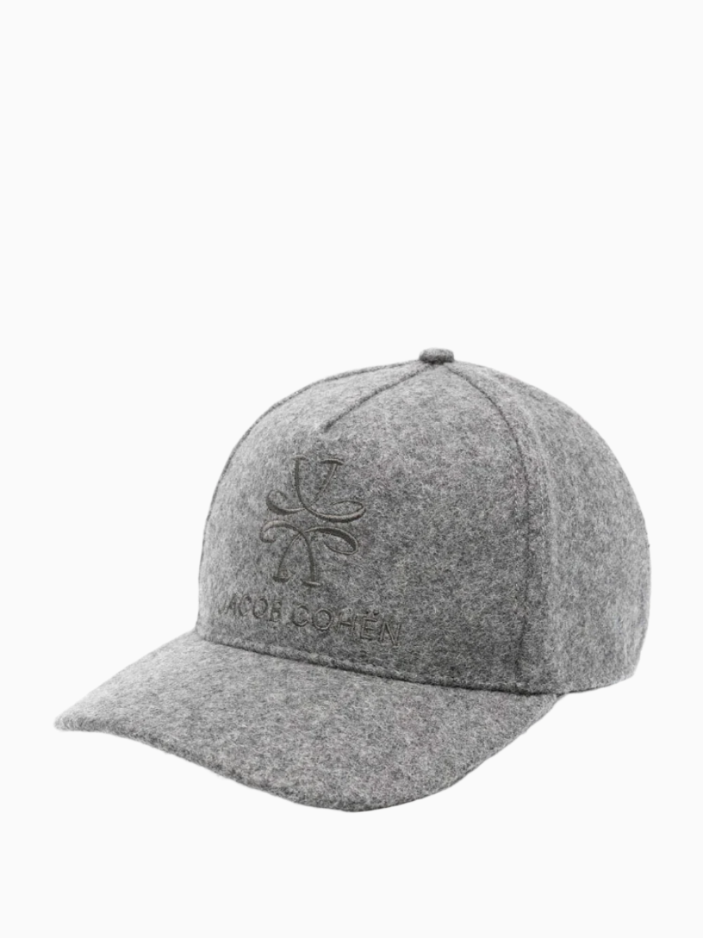 Embroidered-logo cap