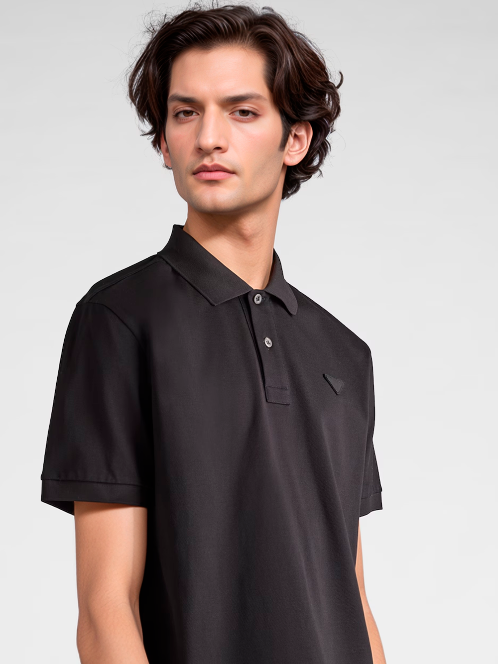 Prada pique polo hotsell