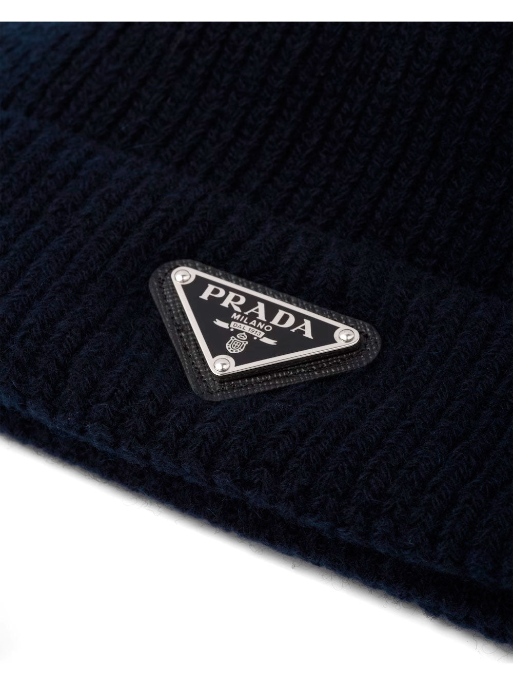 Enameled-logo beanie