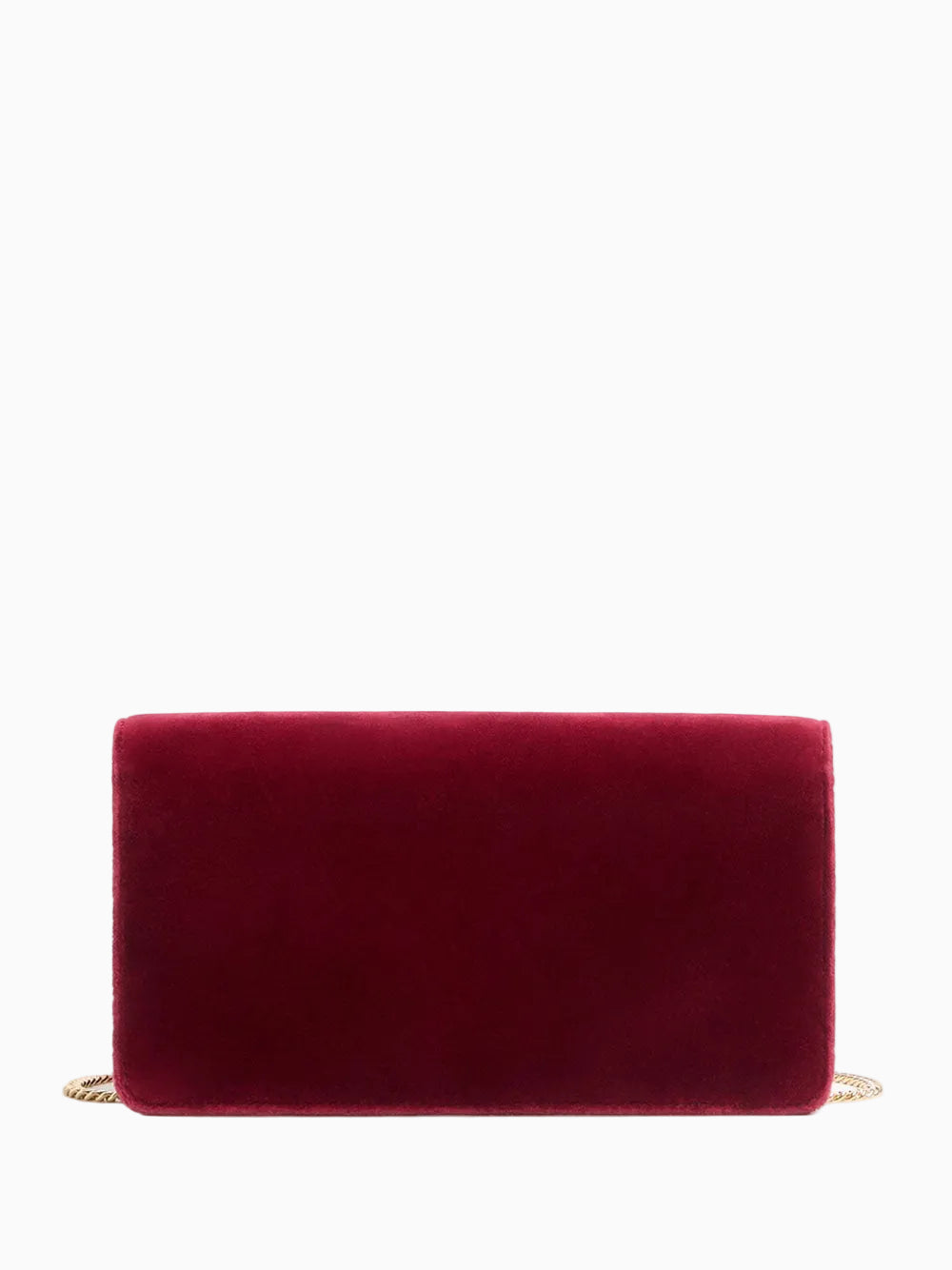Velvet clutch bag