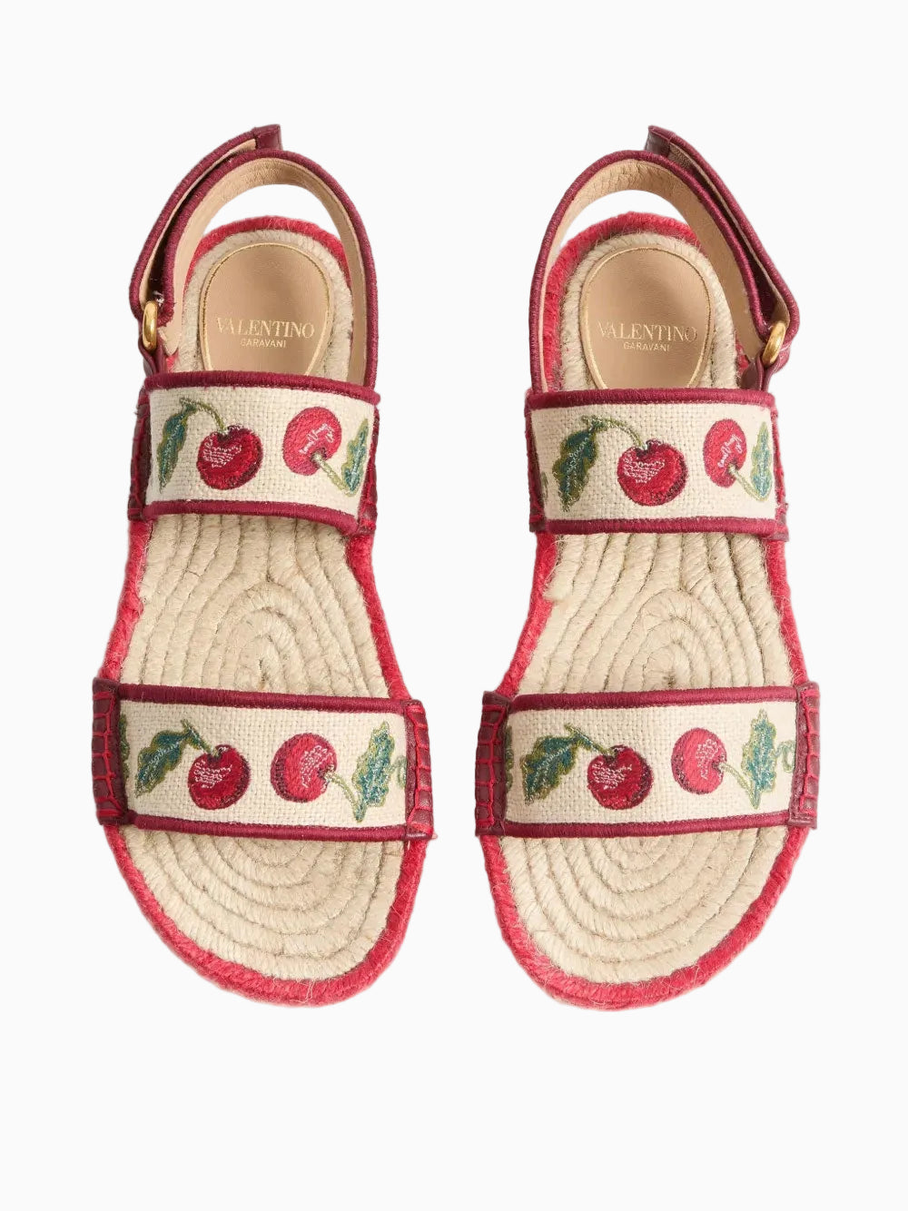 Sandalias Bribri con cerezas