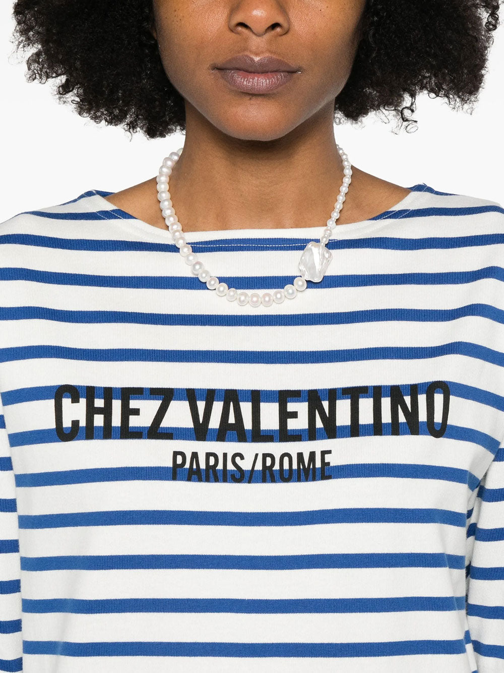 Chez-print T-shirt