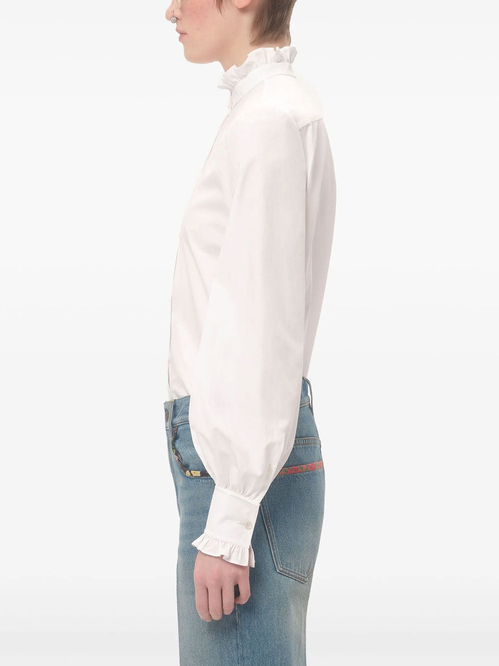Cotton poplin shirt