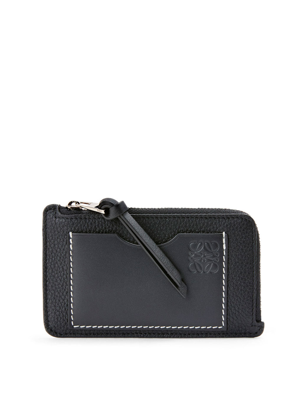 Coin cardholder in soft grained leather