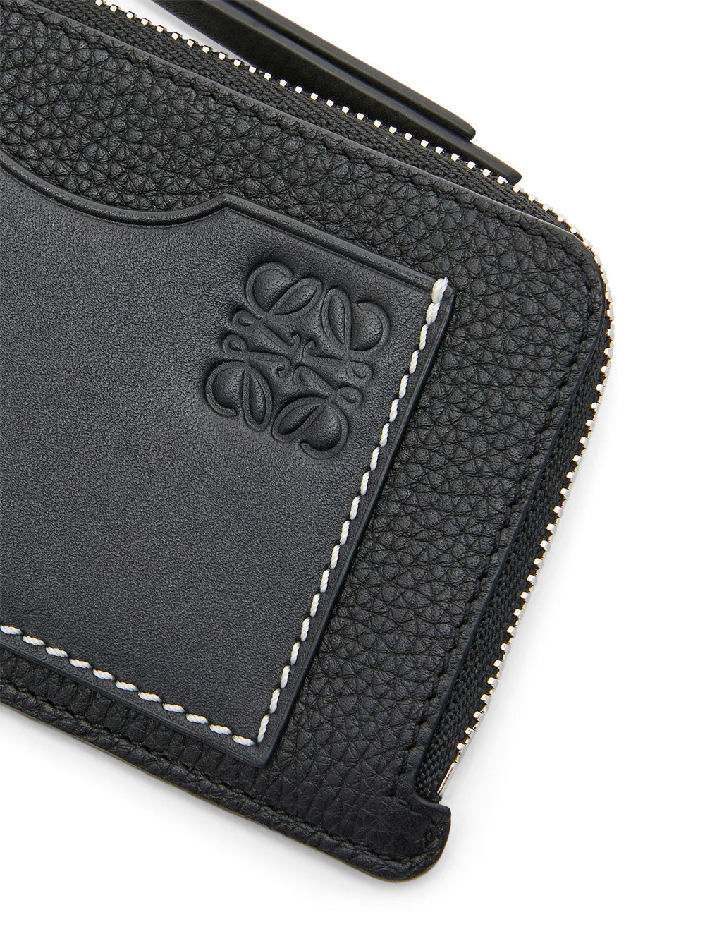 Coin cardholder in soft grained leather