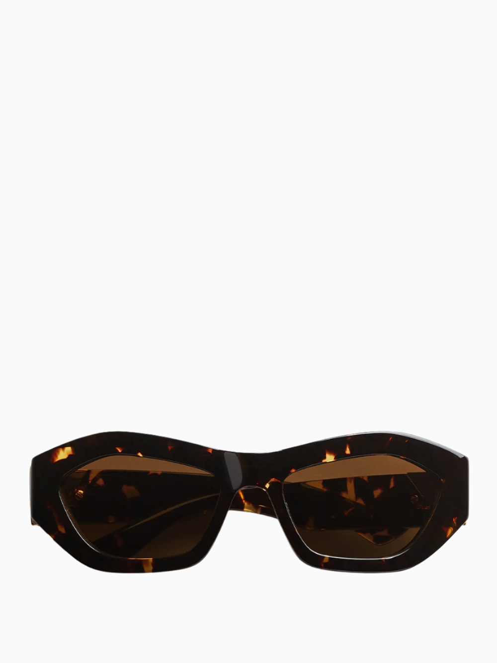 Angle hexagonal sunglasses