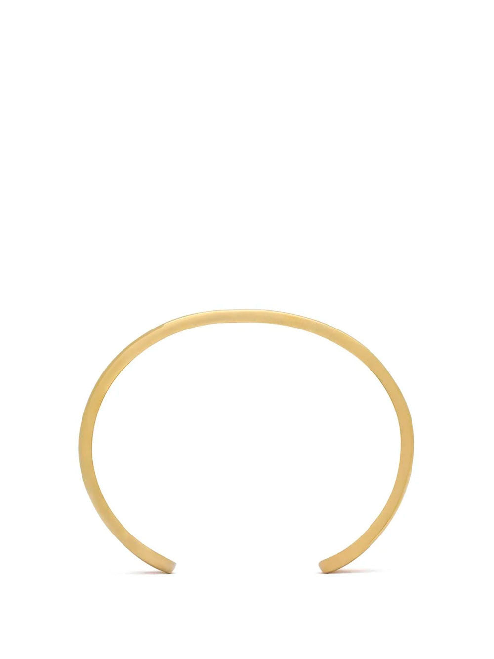Logo-engraved polished bracelet
