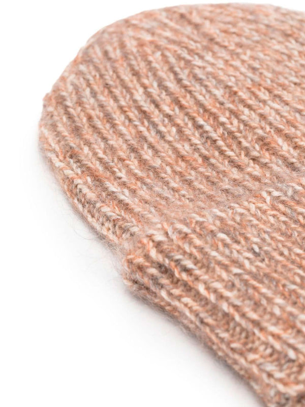 Ribbed-knit beanie