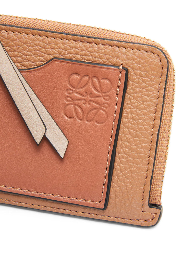 Wallet cardholder in soft grained leather