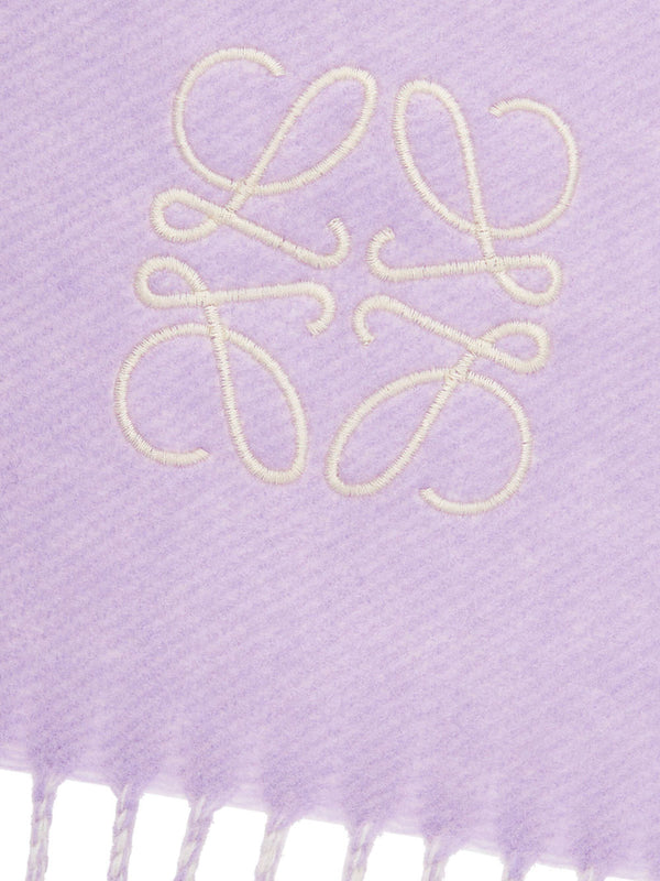 Bufanda bicolor de lana y cashmere