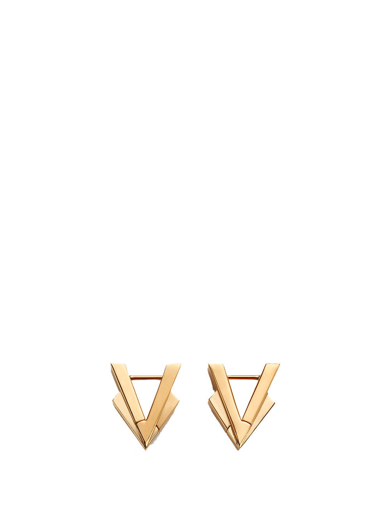 V-shaped earrings