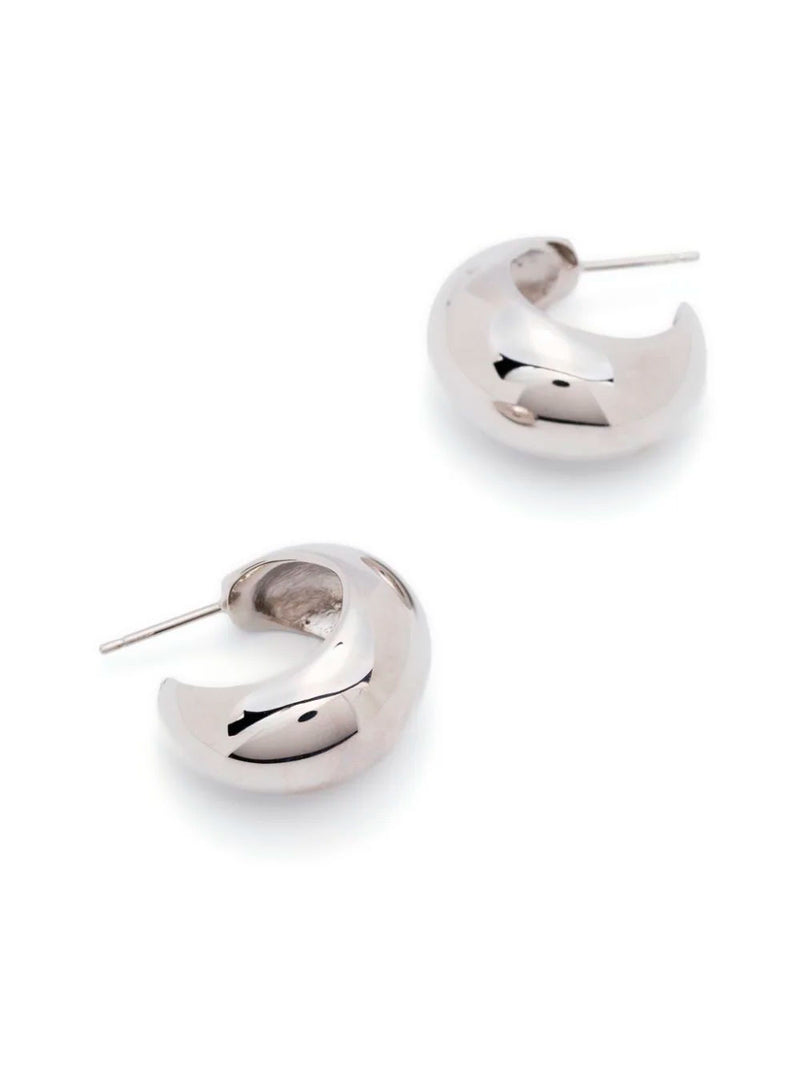 Chunky-hoop polished earrings