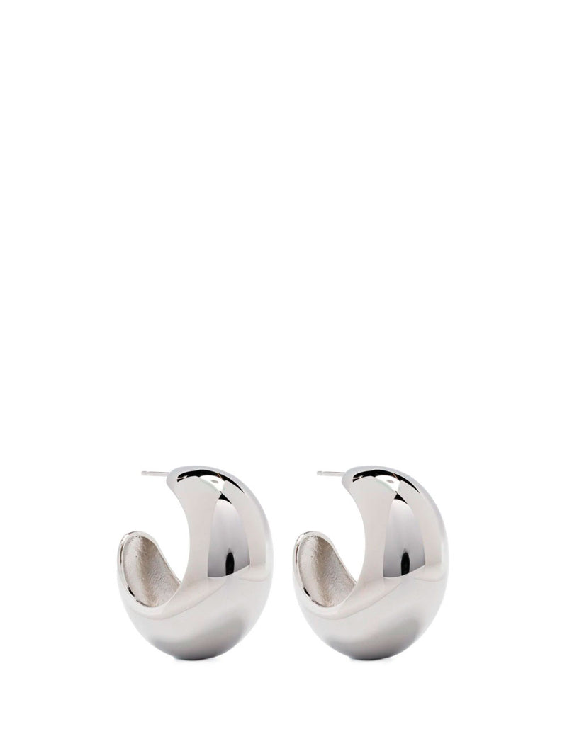 Chunky-hoop polished earrings