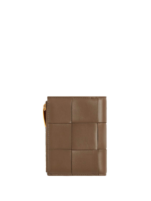 Intreccio leather wallet