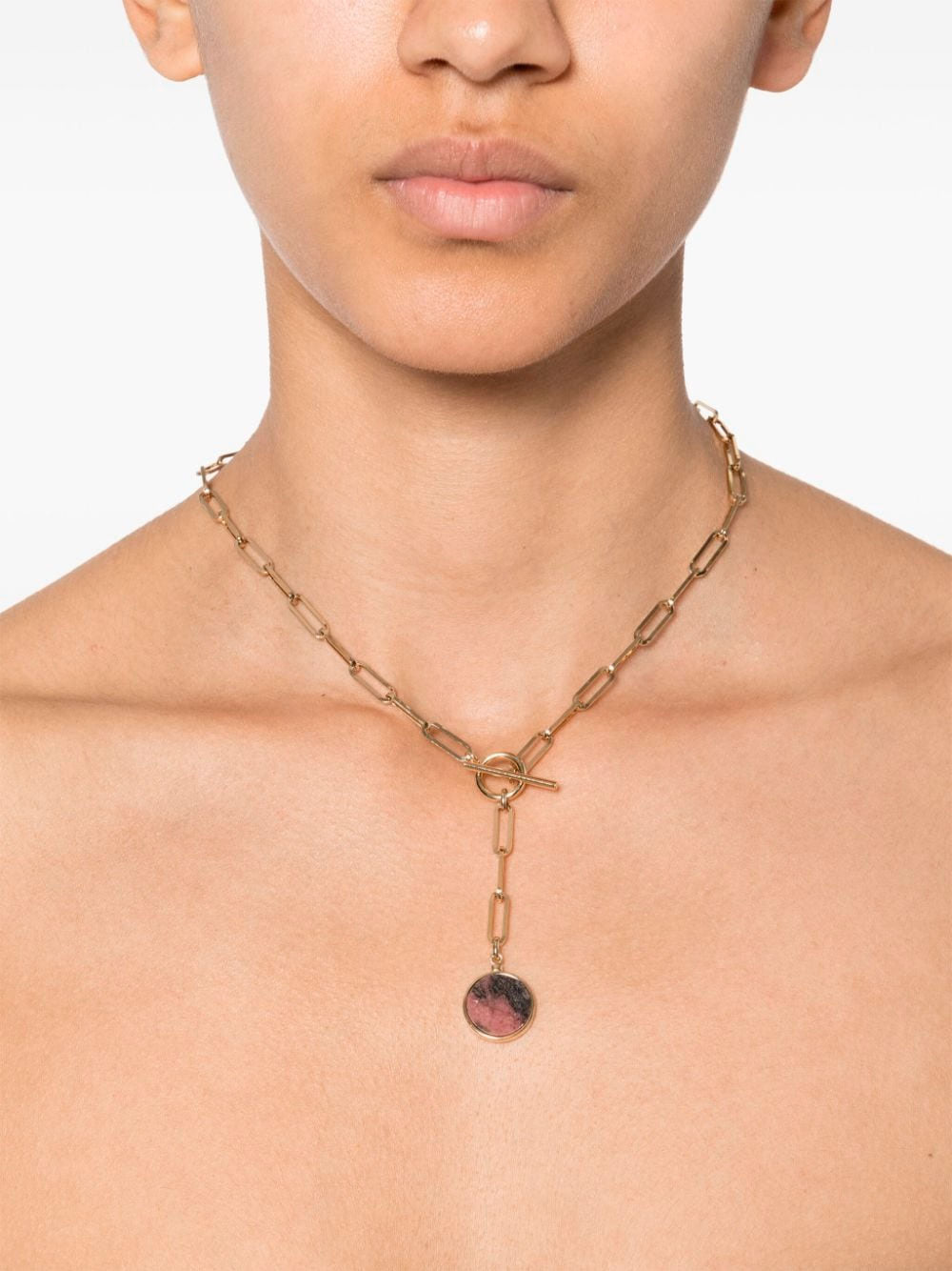 Stone-pendant necklace