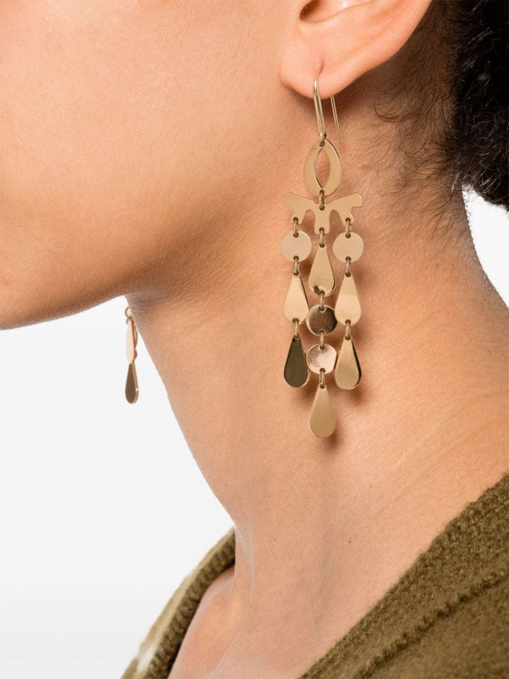 Isabel Marant A Wild Shore Earrings in Transparent & Silver | FWRD