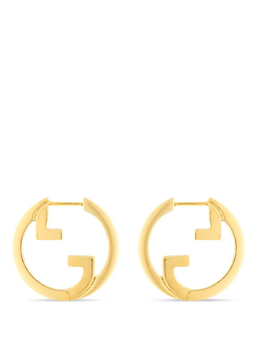 Gucci Trademark Silver Hoop Earrings | 0140865 | Beaverbrooks the Jewellers