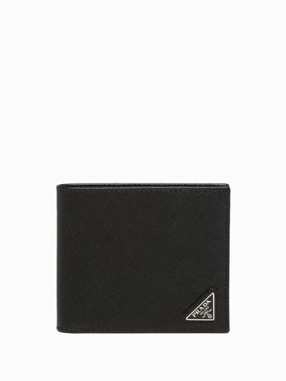 Bi-fold wallet in Saffiano leather