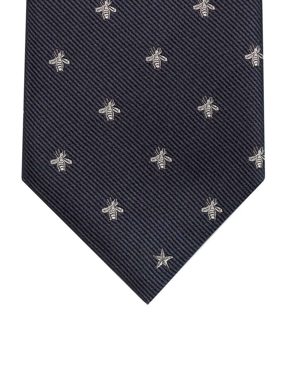 Bee print tie