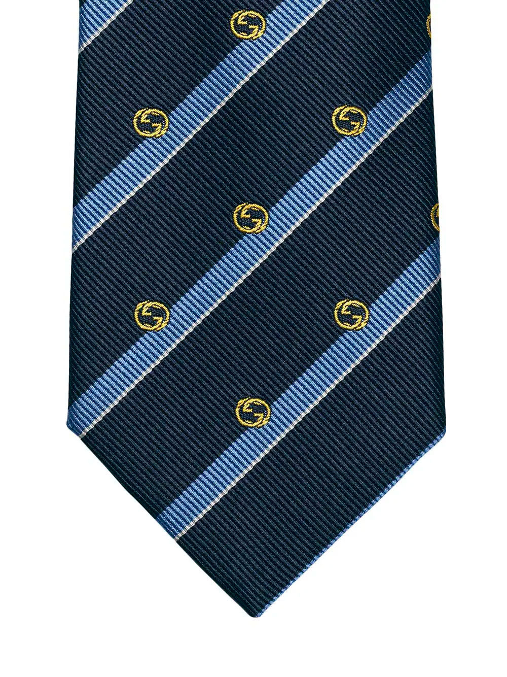 Striped GG silk tie