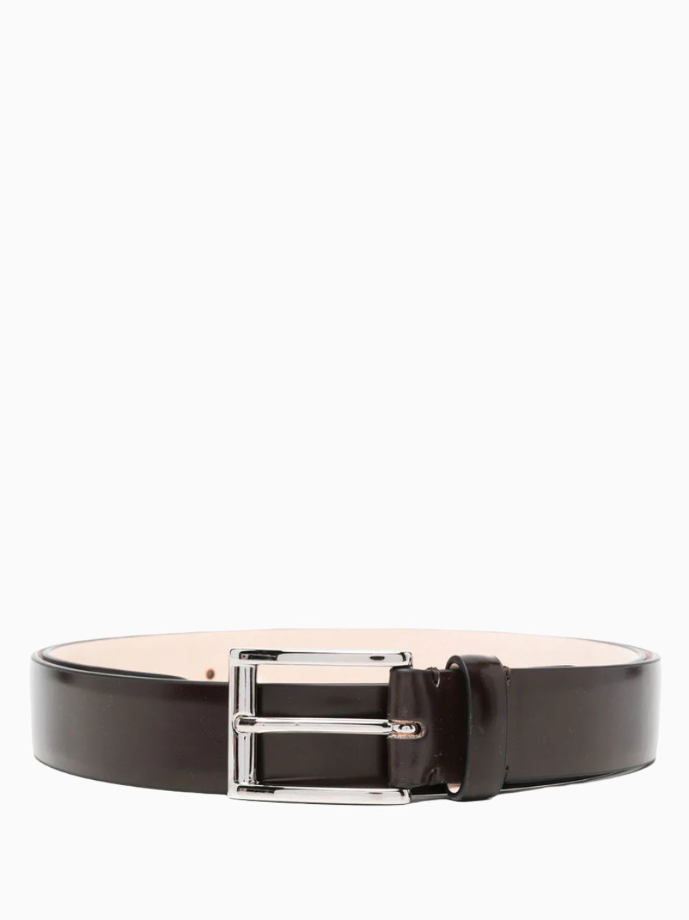 Brown leather belt