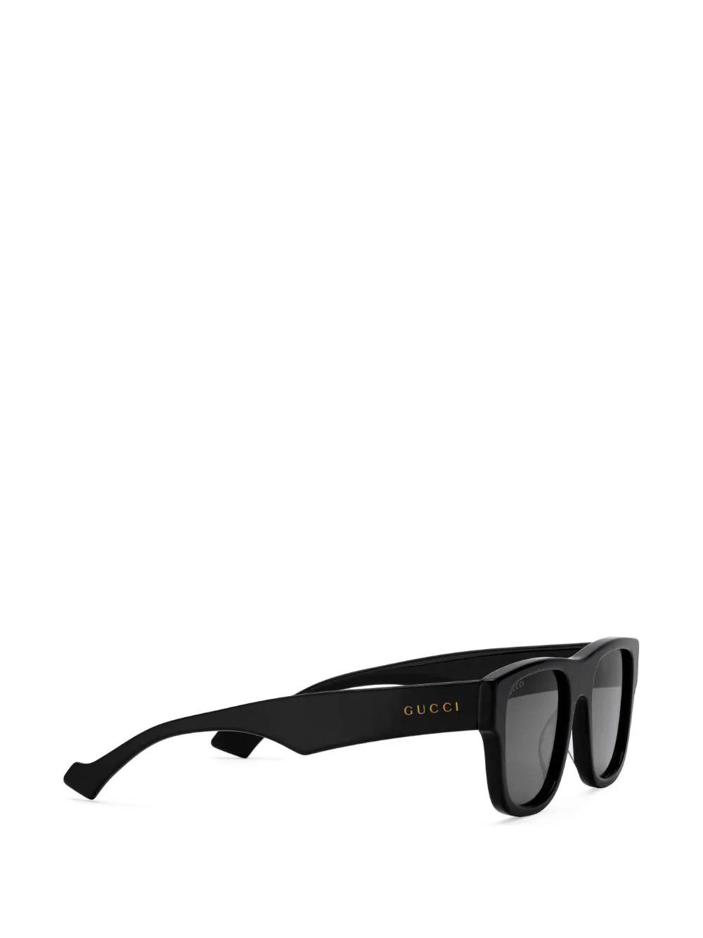 Gucci black square store frame sunglasses